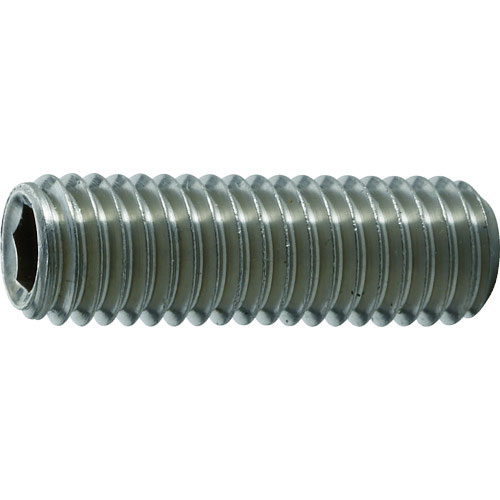 ＴＲＵＳＣＯ　六角穴付止めねじ　平先　ステンレス　Ｍ８×４５　５本入＿