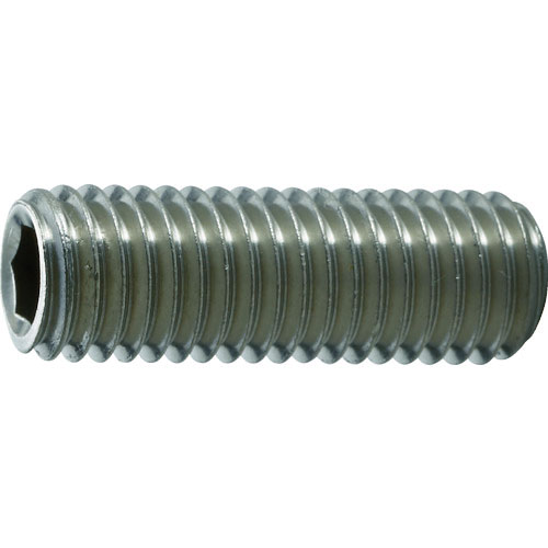 ＴＲＵＳＣＯ　六角穴付止めねじ　平先　ステンレス　Ｍ１０×２５　１０本入＿