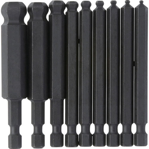 ボンダス ボールポイント・パワービット セット9本組(2-12mm)_