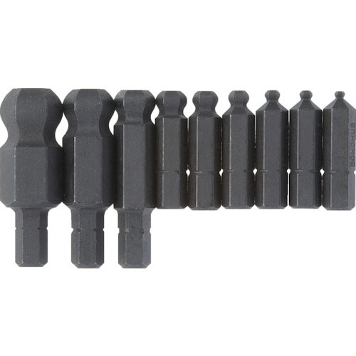 ボンダス　ボールポイント・ビット　セット９本組（２－１２ｍｍ）＿
