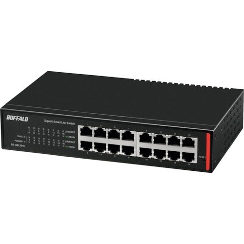 バッファロー 法人向け Giga対応 Layer2 スマートLiteスイッチ 16ポート_