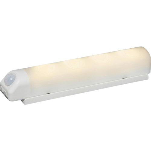 IRIS 522488 乾電池式LED屋内センサーライト ホワイト ウォールタイプ 電球色_