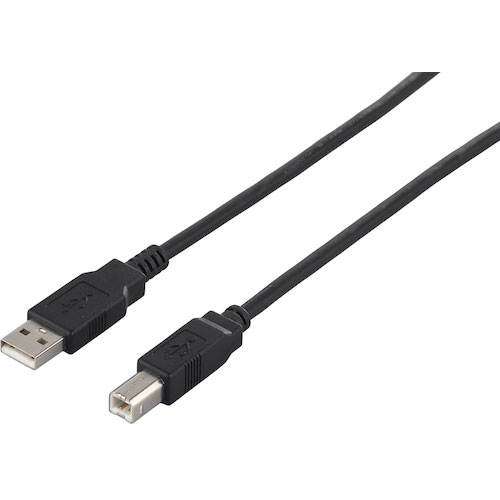 バッファロー　ＵＳＢ２．０ケーブル（Ａ　ｔｏ　Ｂ）　１ｍ　ブラック＿