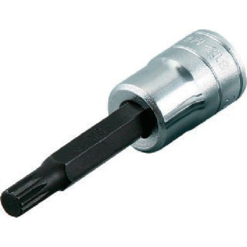 KTC 9.5sq.三重四角ビットソケット 対辺寸法10mm 差込角9.5mm 全長72mm_