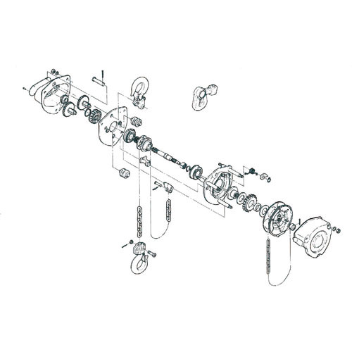 キトー CB005用部品 ツメグルマ_