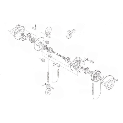 キトー CB020(M3形)用部品 ブレーキバン_