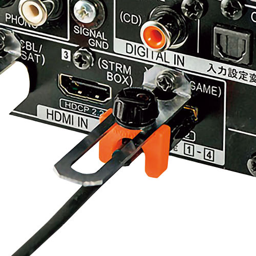 SANWA I/OロックHDMI-WIDE(AVレシーバー用HDMIプラグ対応)_