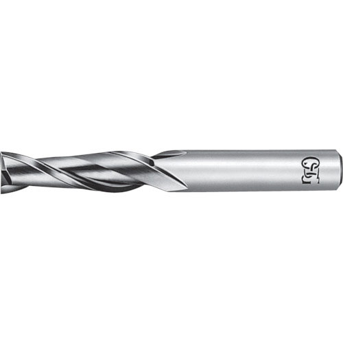 OSG 超硬スクエアエンドミル 2刃ロング 銅・アルミ合金用 刃径6mm シャンク径6mm 8502_