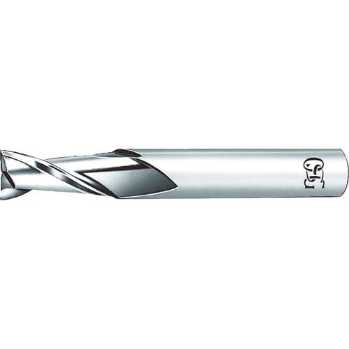 OSG 超硬スクエアエンドミル 2刃ショート 銅・アルミ合金用 刃径1mm シャンク径4mm 850_