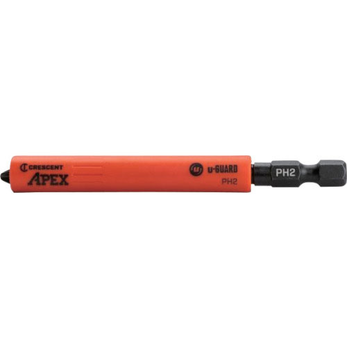 エイペックス U-GUARD 安全スリーブ付きドライバービット PH2 2本パック_