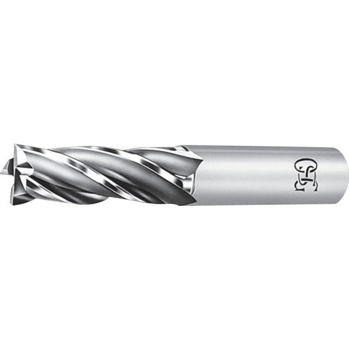 OSG ハイススクエアエンドミル 4刃センタカット ショート 刃径4mm シャンク径8mm 8070_