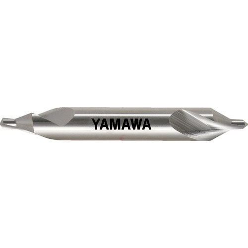 ヤマワ　強ねじれ溝Ａ形６０°　センタ穴ドリル　ＣＥ－Ｓ　０．５Ｘ６０°Ｘ３．５＿