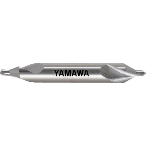 ヤマワ 強ねじれ溝A形60° センタ穴ドリル CE-S 2X60 ヤマワ 強ねじれ溝A形60° センタ穴ドリル CE-S 2X60