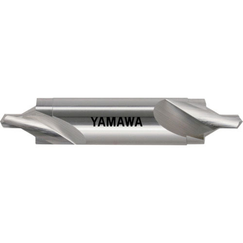 ヤマワ 強ねじれ溝JIS C形60° センタ穴ドリル CESC 2X60°X6.3_