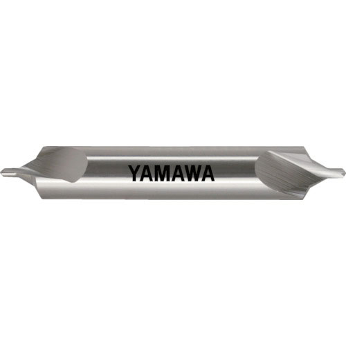 ヤマワ 強ねじれ溝B形60° センタ穴ドリル 旧JIS2形 CE-S(II) 2X60°X10_