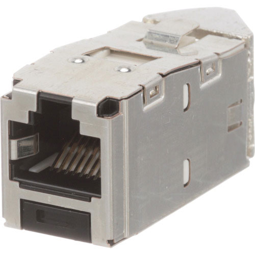 パンドウイット　カテゴリ６Ａ　左右４５度アングル　シールド付きモジュラージャック　黒　ＣＪＳＬＲ６Ｘ＿