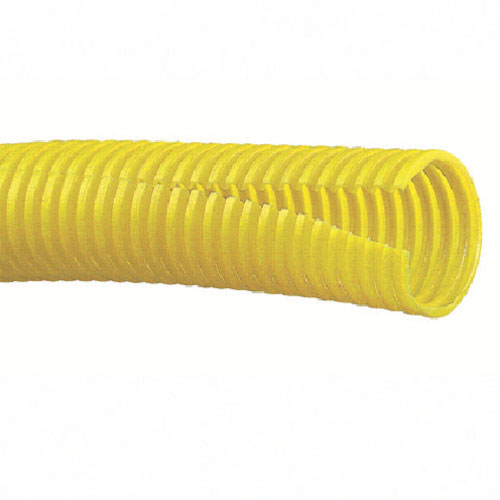 パンドウイット コルゲートチューブ ポリエチレン スリット付き黄 内径19.5mm 30.48m_