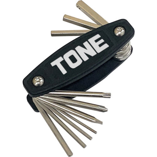 TONE 六角棒レンチ(ナイフ式) マルチツール 11点セット_