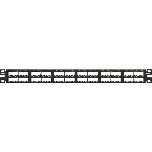 パンドウイット　高密度モジュラーパッチパネル枠　ラベル幅大（６．４ｍｍ）　４８ポート　ＣＰＰ４８ＨＤ＿