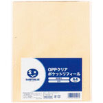 JTX 886628OPPクリアポケット 中紙有2穴50枚D119J _