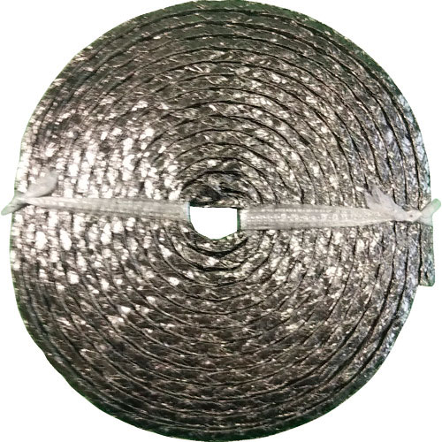 ダイコー　グランドパッキン　Ｄ４１０４　膨張黒鉛編組パッキン（インコネル合金線入り）　幅１２．７ｍｍ＿