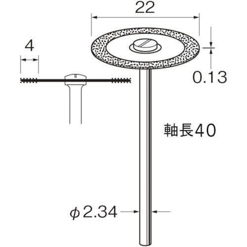 リューター　電着ダイヤモンドディスクＤ９３２１＿