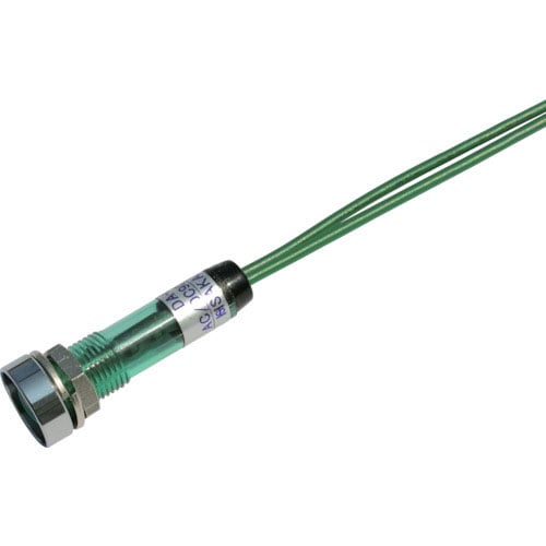 サカズメ LED表示灯 DA-8FL-2 (AC/DC100V接続) Φ8 緑_