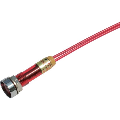 サカズメ LED表示灯 DA-8FL-2 (AC/DC200V接続) Φ8 赤_