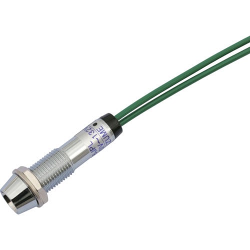サカズメ LED表示灯 DA-8JPL (AC/DC100V接続) Φ8 緑_
