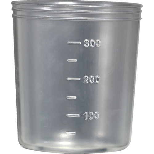 TRUSCO ディスポカップ PP製 300mL 1箱(500個)_