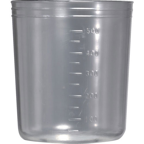 TRUSCO ディスポカップ PP製 500mL 1箱(500個)_