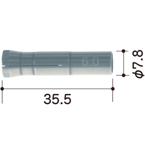 Ｅ‐ＦＯＲＣＥ　コレットチャック（Φ６．０ｍｍ）　ロータリー　Φ６タイプ専用＿