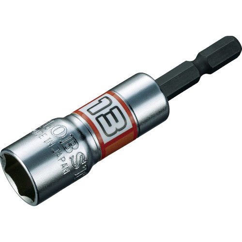 エビ 電ドルソケット“ストロック” ショートソケット 6角 対辺13mm_