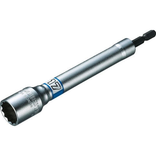 エビ 電ドルソケット“ストロック” ロングソケット 12角 対辺17mm_