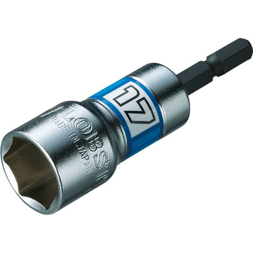 エビ 電ドルソケット“ストロック” ショートソケット 6角 対辺17mm_