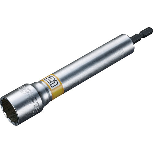 エビ 電ドルソケット“ストロック” ロングソケット 12角 対辺21mm_