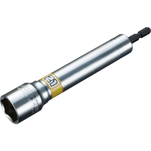 エビ 電ドルソケット“ストロック” ロングソケット 6角 対辺21mm_