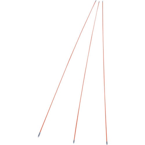 プロメイト　ケーブル牽引具　ジョイントライン　スネーク（３本組）　ロッド径４．０ｍｍ　ロッド長さ１ｍ＿
