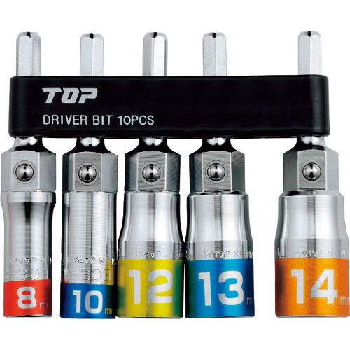 TOP 電動ドリル用マルチソケットセット_