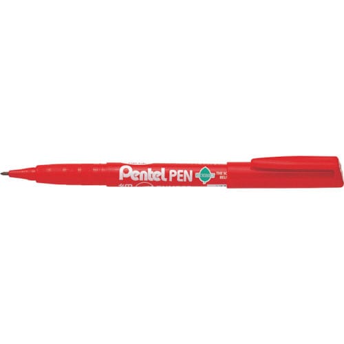 ペンテル　ぺんてるペン　ＥＮＭＳ５０　赤＿