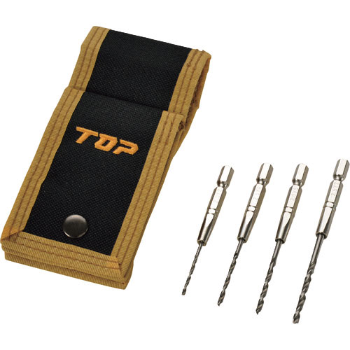 TOP 鉄工ドリル4本セット_