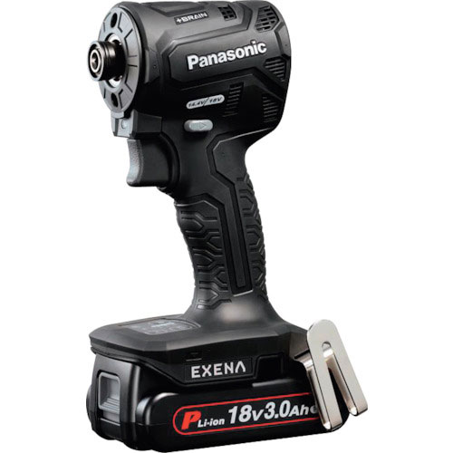 ＥＸＥＮＡ　充電インパクトドライバー　１８Ｖ３．０Ａｈ電池セット品　黒＿
