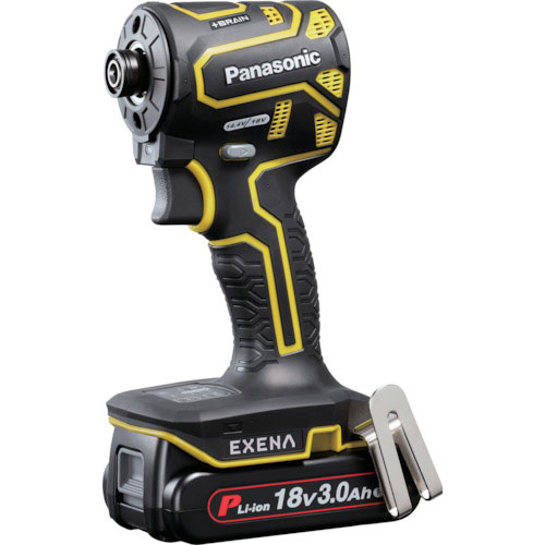 ＥＸＥＮＡ　充電インパクトドライバー　１８Ｖ３．０Ａｈ電池セット品　黄＿