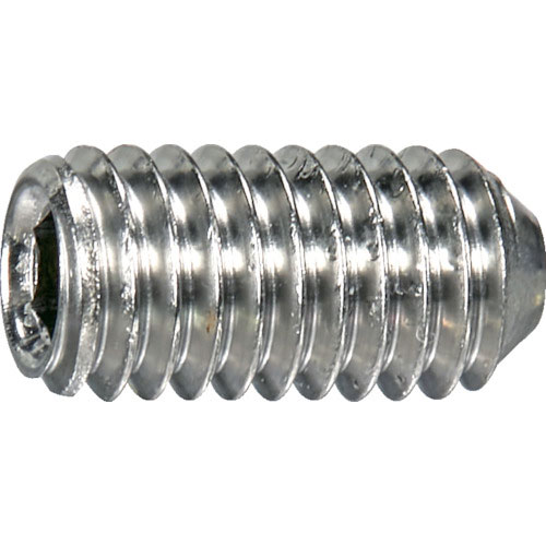 TRUSCO 六角穴付止めねじ くぼみ先 ステンレス M6×10 20本入_