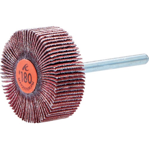 ＡＣ　セラミックフラップホイール　軸径３ｍｍ　＃８０　外径２５×幅５×軸長３０＿