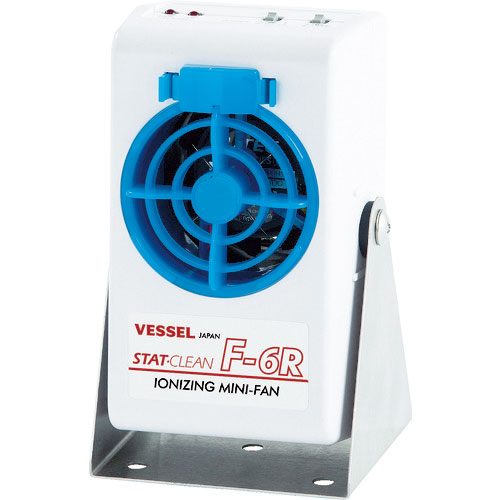ベッセル　静電気除去ミニファン（スタンド付）　Ｎｏ．Ｆ－６ＲＳＴ＿
