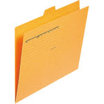 プラス 87387)カットフォルダー 5山 FL-065IF A4 黄_