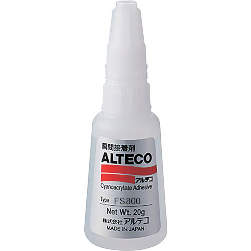 アルテコ　工業用　低溶解性　瞬間接着剤　ＦＳ８００　２０ｇ　（中粘度・発泡スチロール用）＿