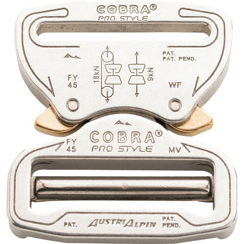 ALPIN COBRAオリジナル 強力バックル 45MM シルバー_