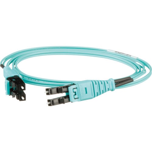 パンドウイット プッシュブル式LCデュプレックス光ファイバーパッチコード ライザー OM4 3m 1_